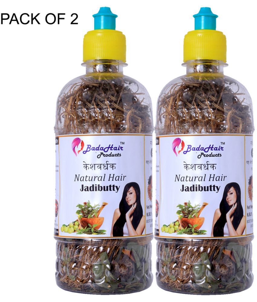     			BADA HAIR Ayurvedic Jadibuti Hair Oil For Hair Growth & Hair Fall Control Hair Oil (Pack of 2)
