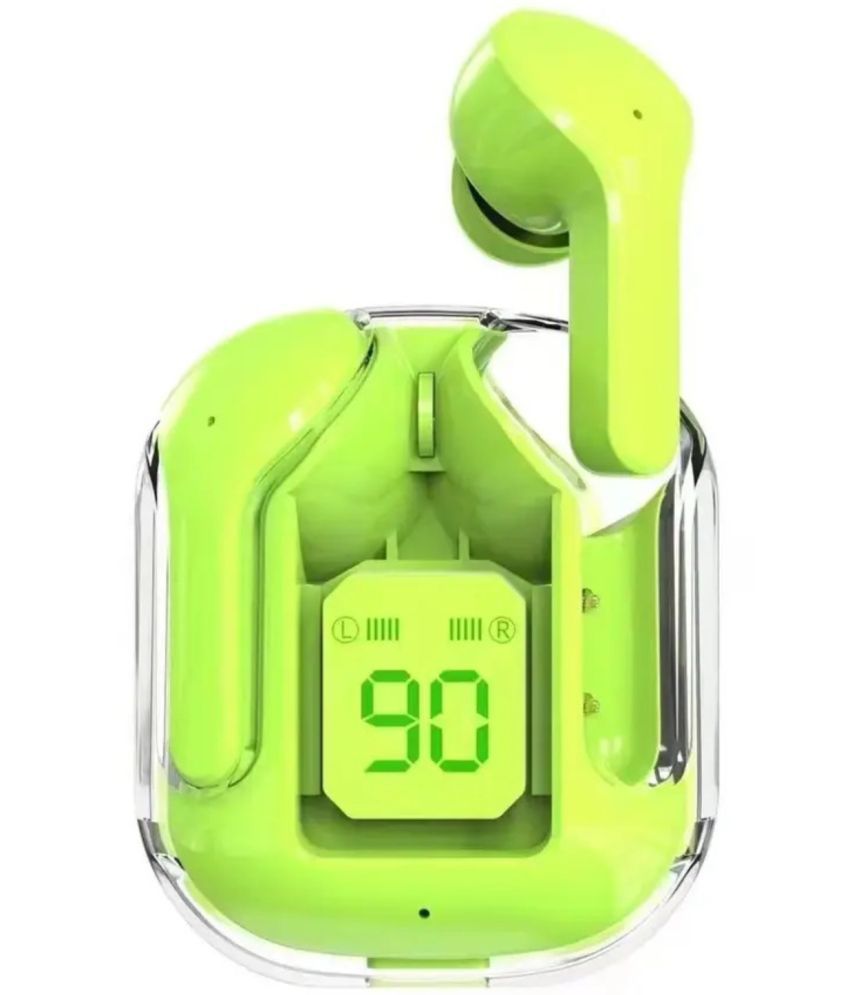    			COREGENIX Premium Ultrapods Bluetooth True Wireless (TWS) In Ear 30 Hours Playback Dual pairing IPX4(Splash & Sweat Proof) Green