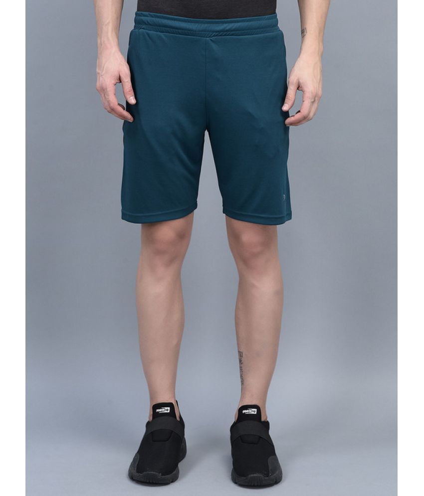     			Force NXT - Green Cotton Blend Men's Shorts ( Pack of 1 )
