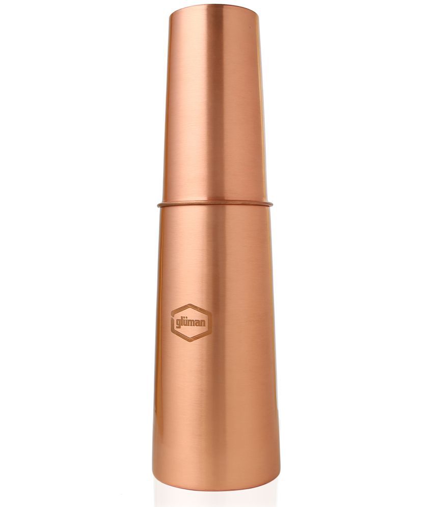     			Gluman Cup-Pura Copper Brown Water Bottle 850 mL ( Set of 1 )