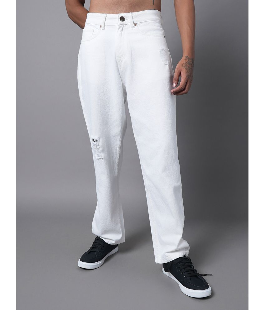     			High Star Regular Fit Basic Men's Jeans - White ( Pack of 1 )