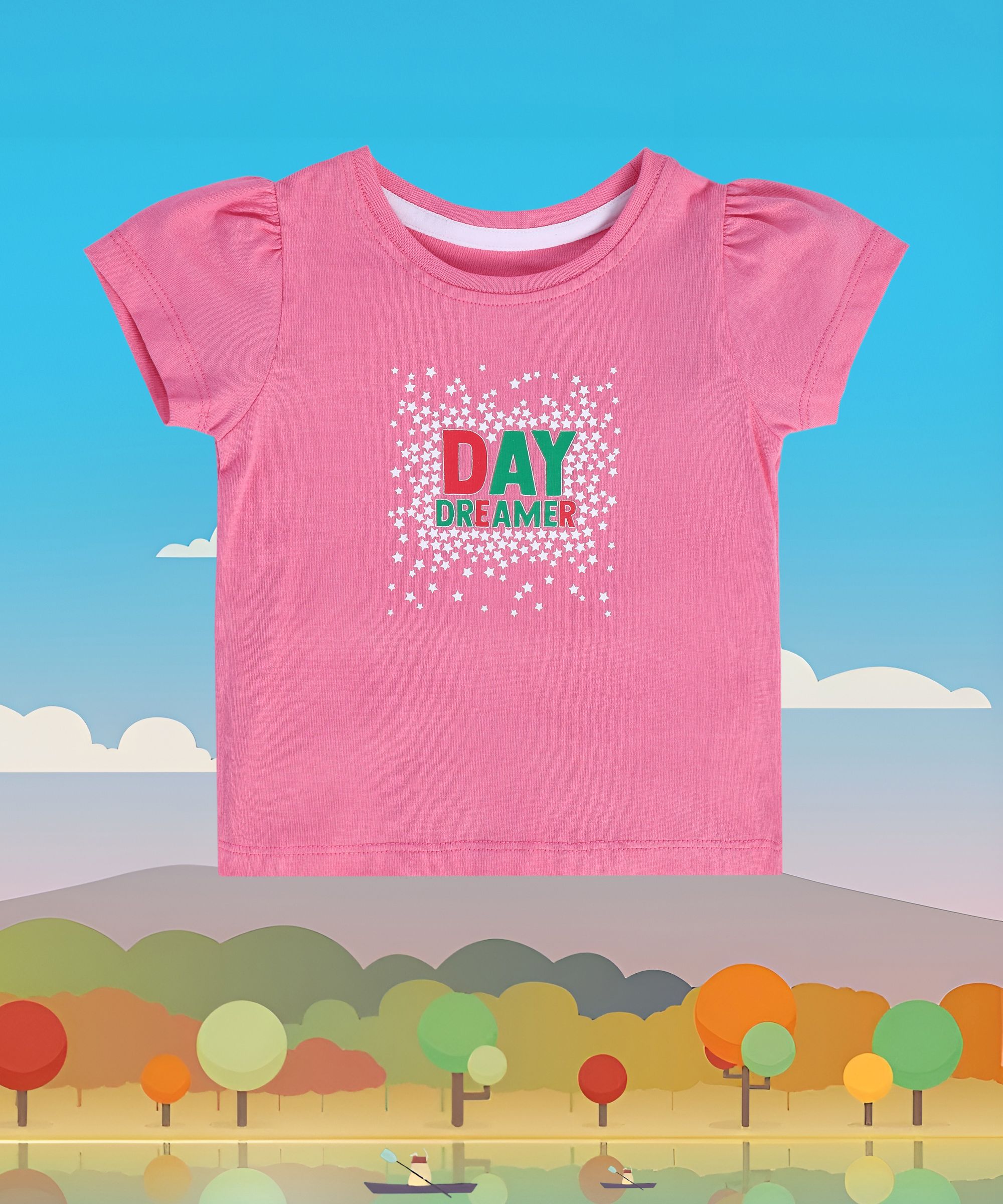     			MINI KLUB - Pink Baby Girl T-Shirt ( Pack of 1 )