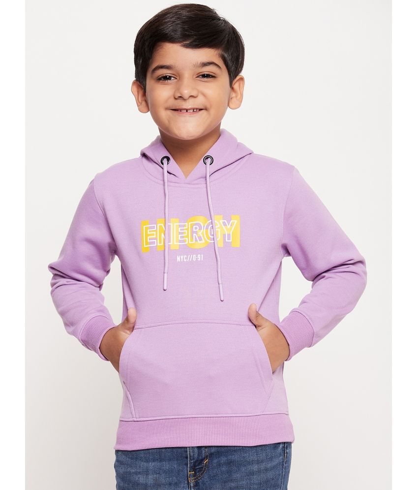     			UBX Pack of 1 Boys Fleece Sweatshirt ( Purple )