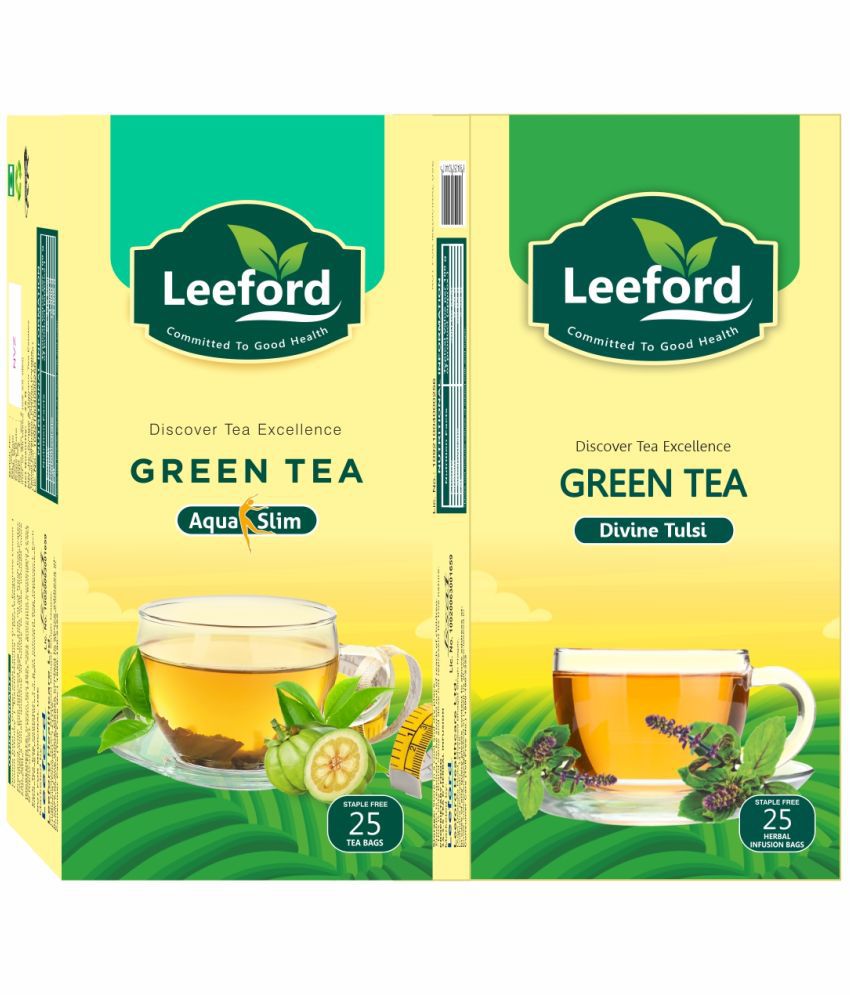     			Leefordgreen Tea Aqua Slim and Divine Tulsi  (2 x 25 Tea Bags)