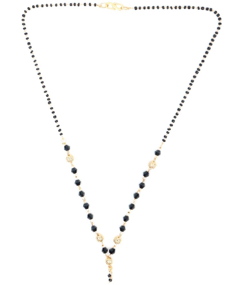     			PUJVI - Golden Mangalsutra ( Pack of 1 )