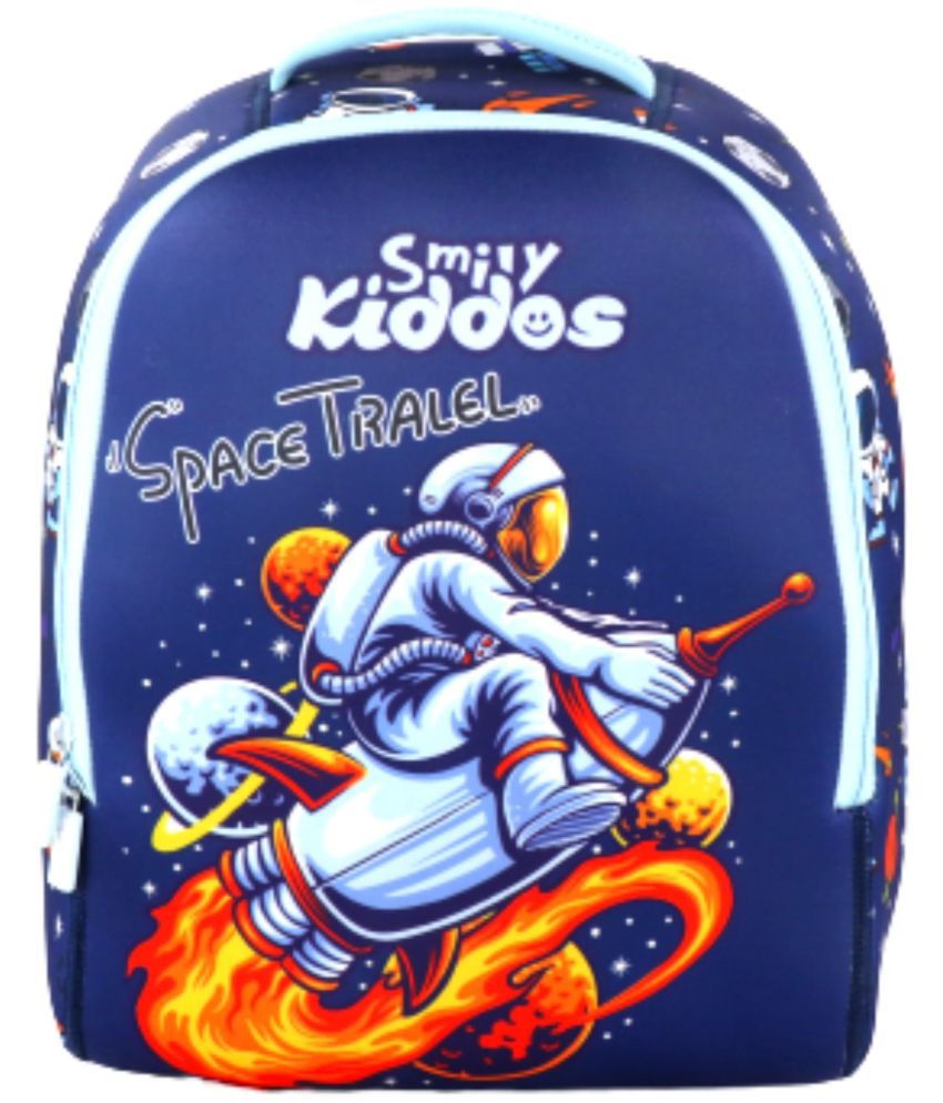     			Smily  kiddos 10 Ltrs Blue Polyester College Bag