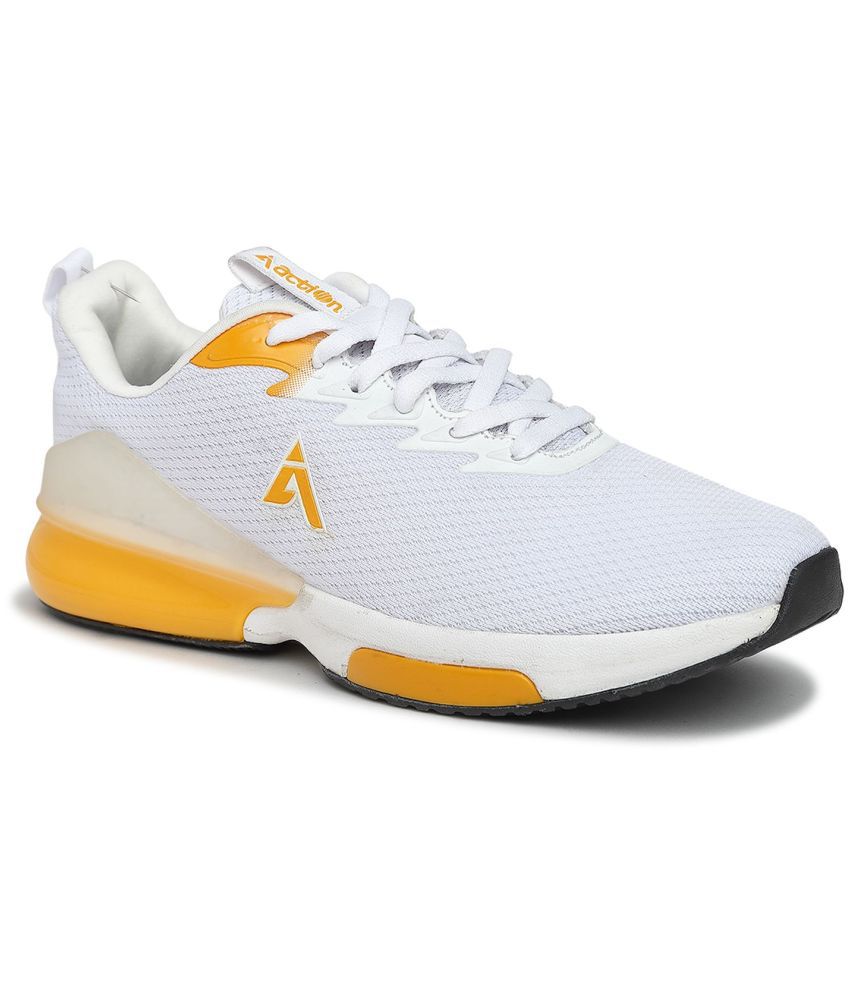     			Action - Sports Running Shoes White Men's Sports Running Shoes