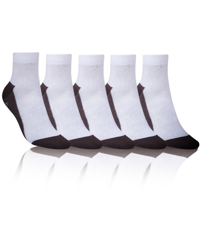     			Dollar - Cotton Men's Printed Maroon Ankle Length Socks ( Pack of 5 )