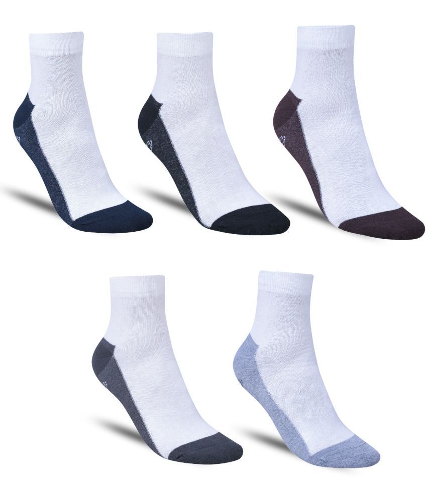     			Dollar - Cotton Men's Printed Multicolor Ankle Length Socks ( Pack of 5 )