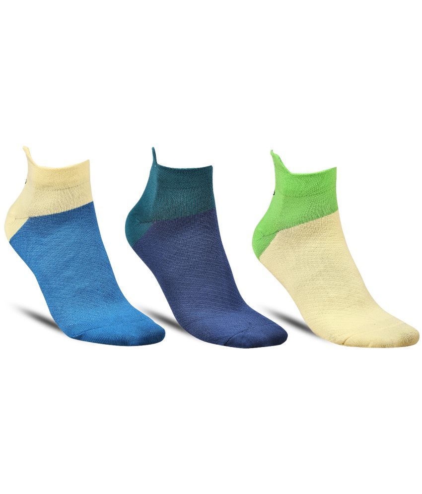     			Dollar - Nylon Men's Printed Multicolor Ankle Length Socks ( Pack of 3 )