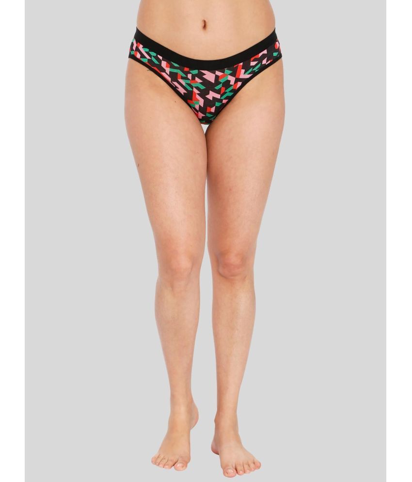     			ILRASO Modal Printed Women's Bikini ( Red )