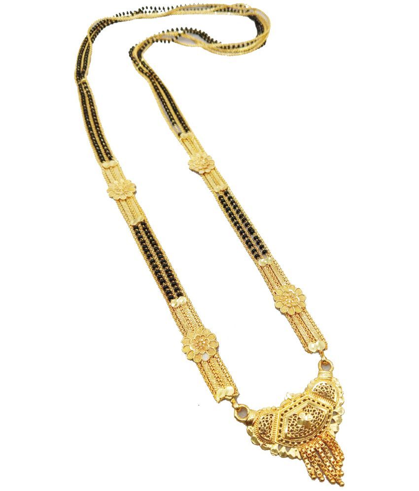     			JIPPA - Golden Mangalsutra ( Pack of 1 )