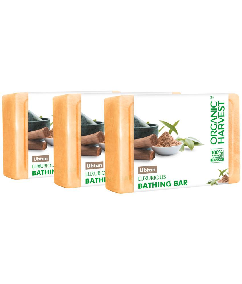     			Organic Harvest - Moisturizing Bathing Bar for All Skin Type ( Pack of 3 )