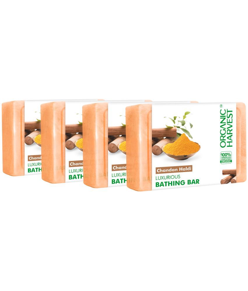     			Organic Harvest - Moisturizing Bathing Bar for All Skin Type ( Pack of 4 )