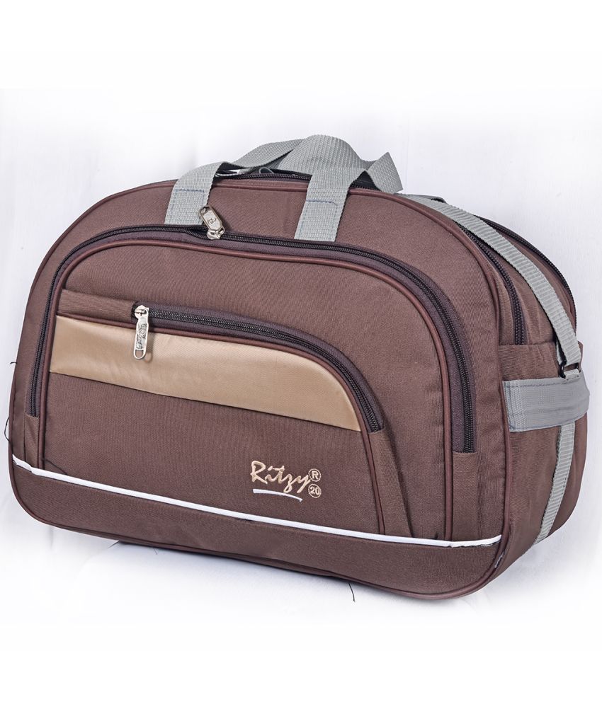     			Ritzy - 55 Ltrs Brown Polyester Duffle Bag