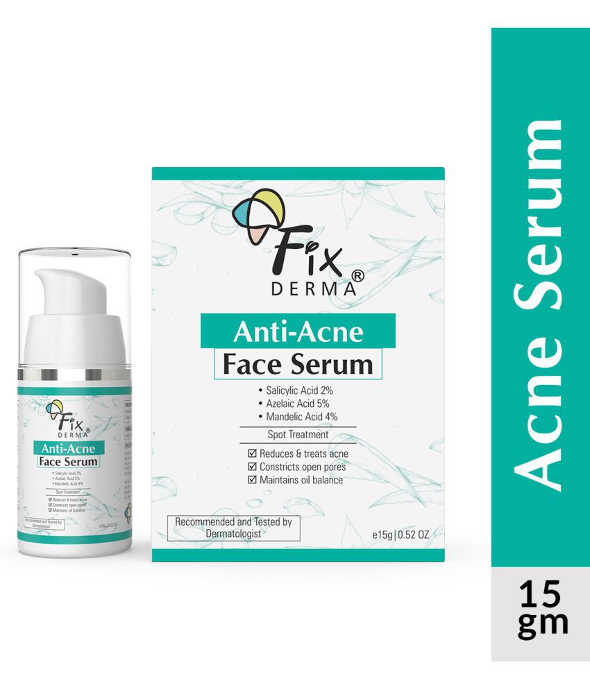     			Fixderma Anti Acne Face Serum, Treats Acne & Acne Spots, Face Serum for Men & Women, 15g