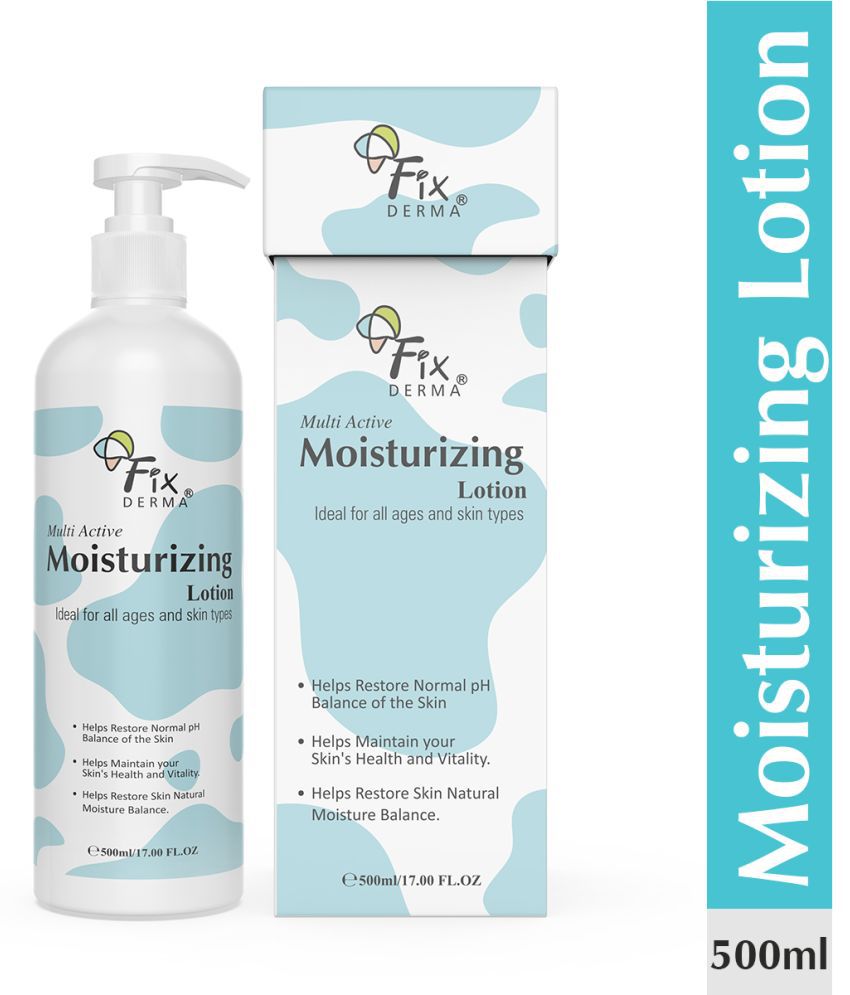     			Fixderma Moisturizing Lotion, Moisturizer for Dry skin, Provides Hydration & Calmness, 500ml