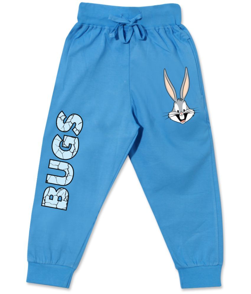     			MINUTE MIRTH Pack of 1 Boys Cotton Trackpant ( Blue )