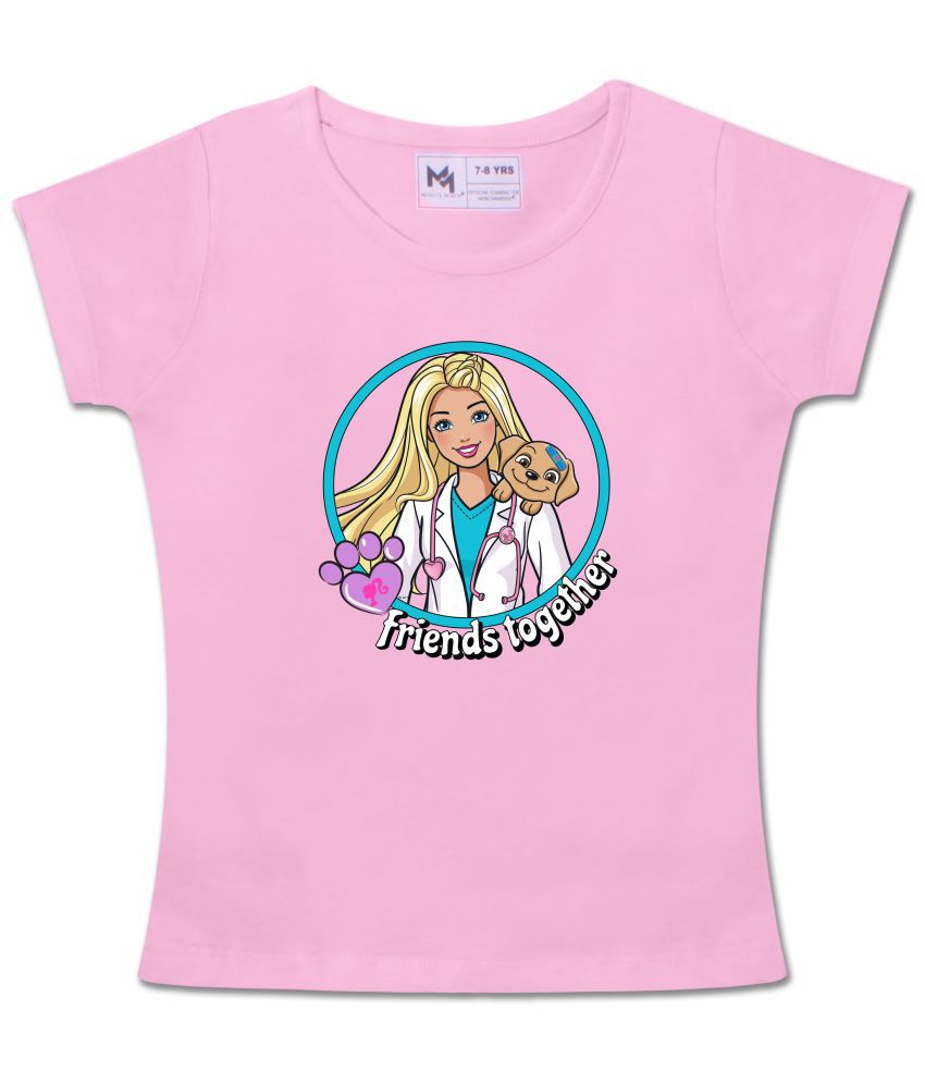     			MINUTE MIRTH - Pink Baby Girl T-Shirt ( Pack of 1 )