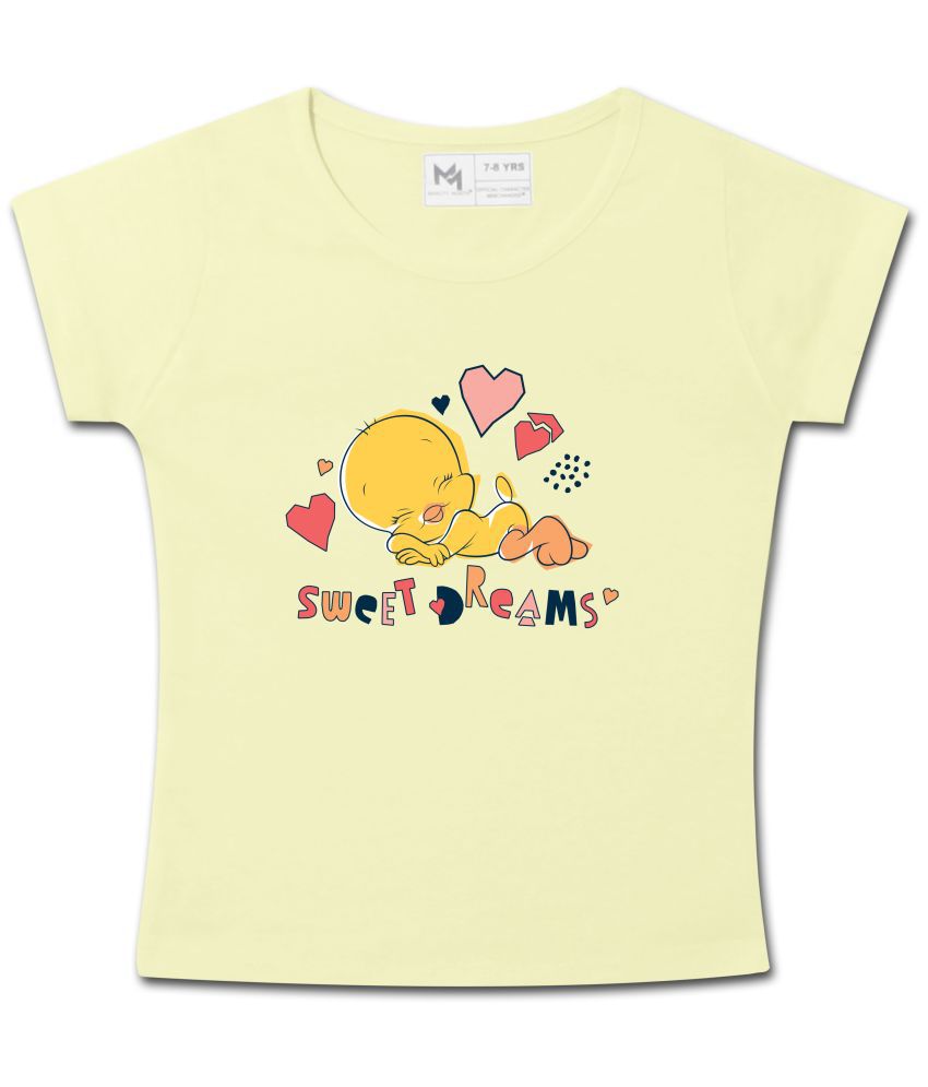     			MINUTE MIRTH - Yellow Baby Girl T-Shirt ( Pack of 1 )