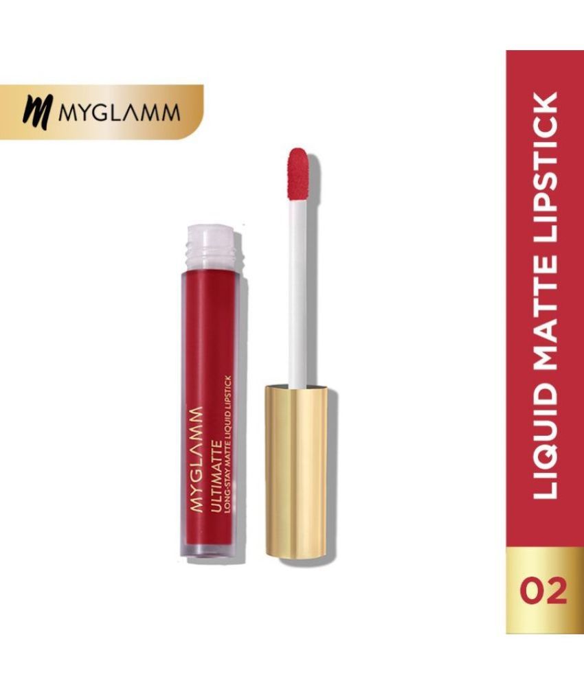     			MyGlamm Ultimatte Long Stay Matte Liquid Lipstick-Scarlet Queen-2.5ml