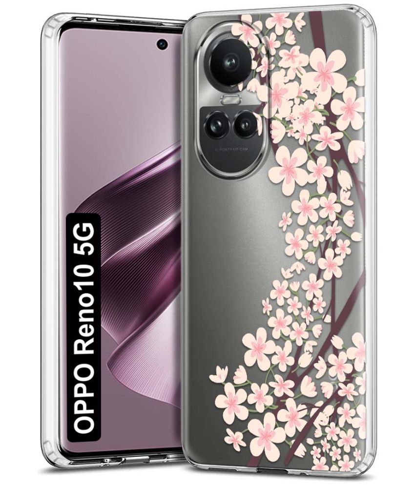     			NBOX - Multicolor Printed Back Cover Silicon Compatible For Oppo Reno 10 5G ( Pack of 1 )