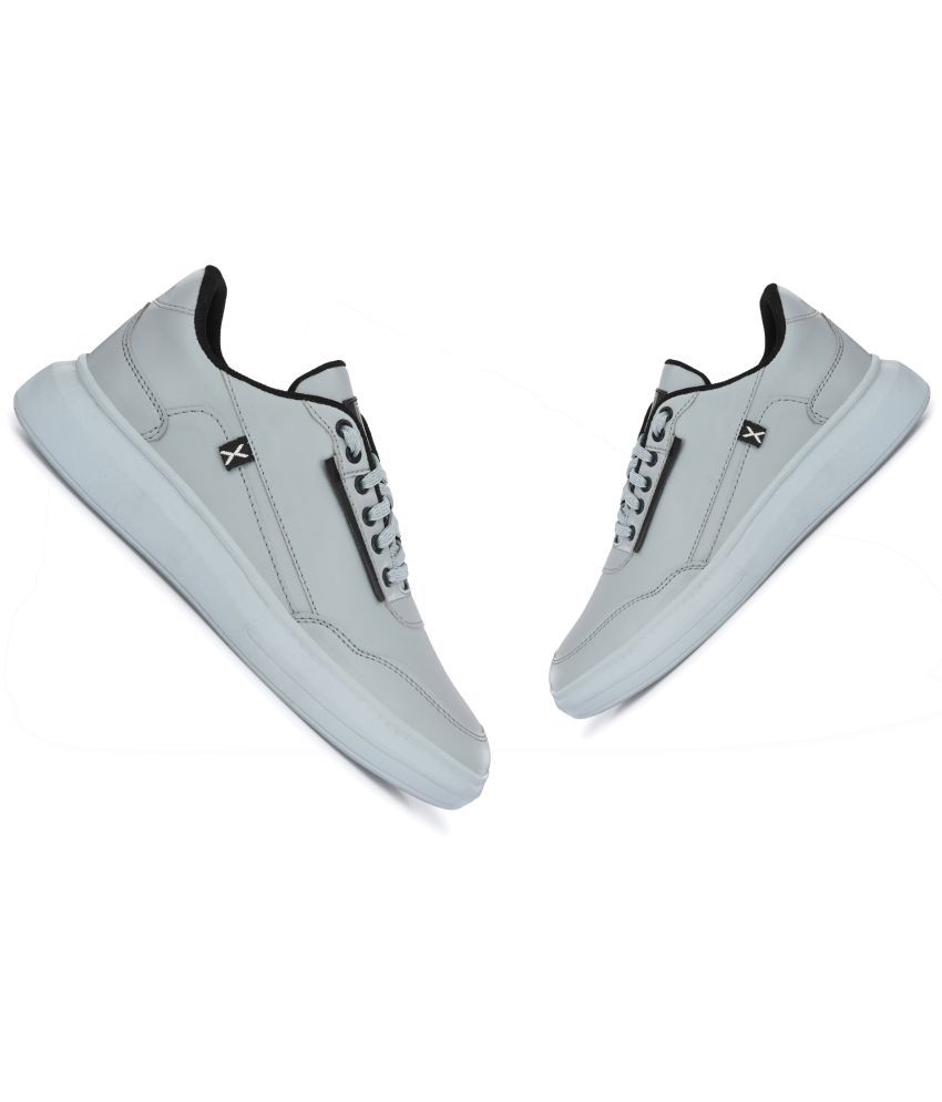     			ShoeRise casual shoes for men Light Grey Men's Sneakers