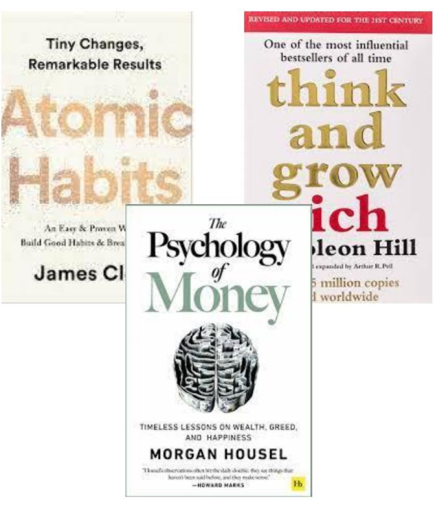     			Atomic Habits + The Psychology of Money + Think and Grow Rich