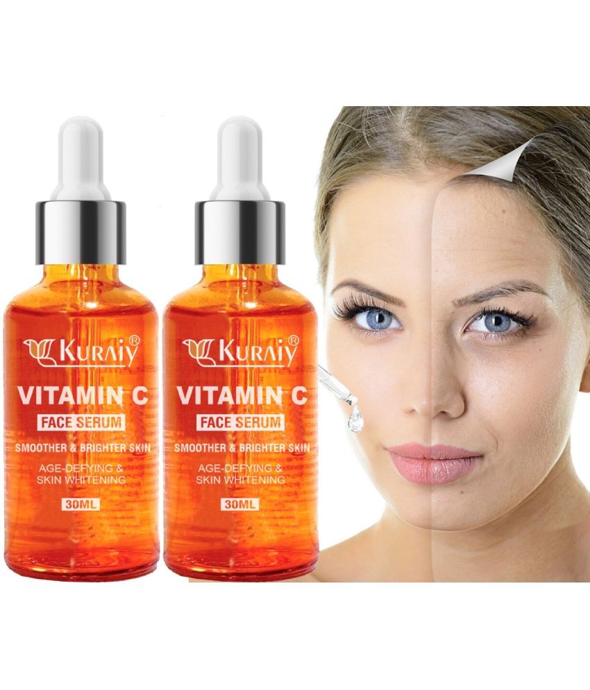     			KURAIY Vitamin C Orange Face Serum For Radiant Glow For All Skin Type 30ml ( Pack of2 )