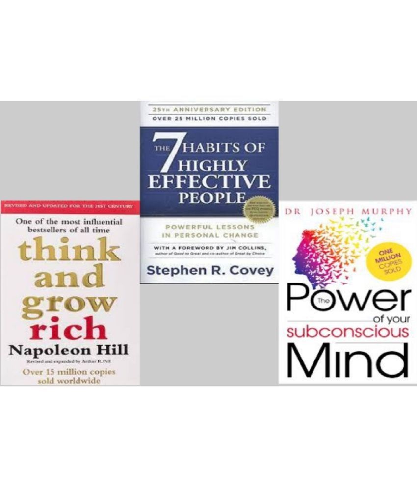     			Think And Grow Rich + 7 Habits of Highly Effective People + The Power of your Subconscious Mind