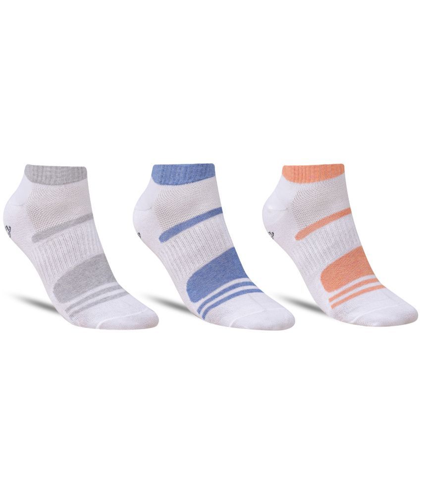     			Dollar - Cotton Men's Solid Multicolor Low Ankle Socks ( Pack of 3 )