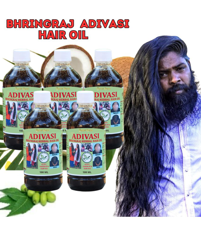     			Growkesh - Anti Dandruff Bhringraj Oil 500 ml ( Pack of 5 )