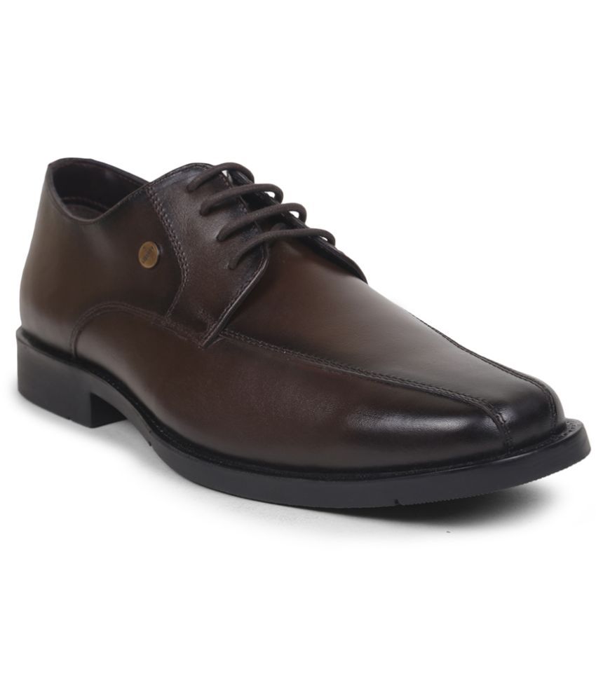     			Liberty - Brown Men's Derby Formal Shoes