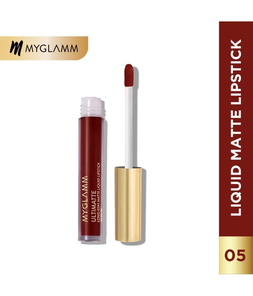     			MyGlamm Ultimatte Long Stay Matte Liquid Lipstick-Plum Beauty-2.5ml