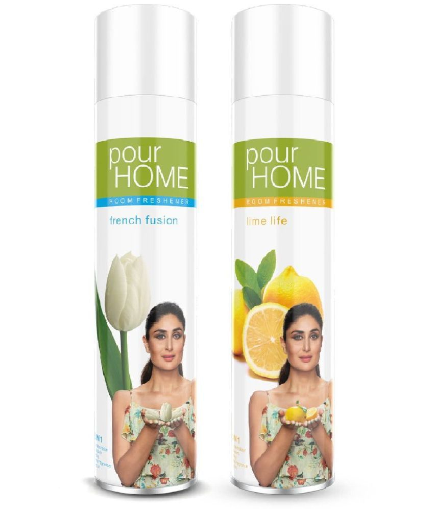     			POUR HOME French Fusion & Lime Room Freshener Spray , 220ml Each ( Pack of 2 )