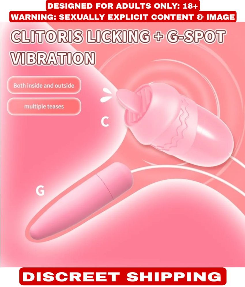     			2 IN 1 LICKER+EGG USB POWER 12 FREQUENCY VIBRATOR SEXY TOY LOW PRICE FOR WOMEN BY KAMAHOUSE