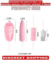 2 IN 1 LICKER+EGG USB POWER 12 FREQUENCY VIBRATOR SEXY TOY LOW PRICE FOR WOMEN BY KAMAHOUSE