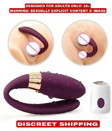 7 Vibration Remote Control U Shape USB Couple Vibrator Sex Toys for Adults Women - Vagina G-Spot Massager By Kamahouse