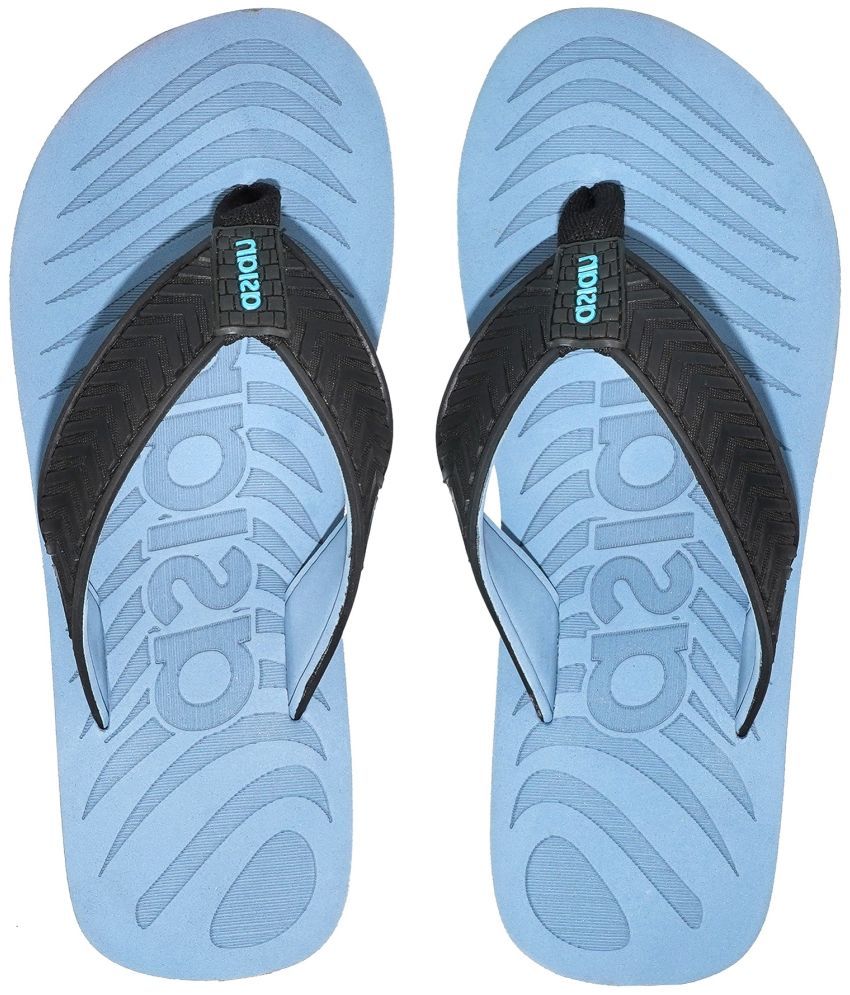     			ASIAN Blue Men's Thong Flip Flop