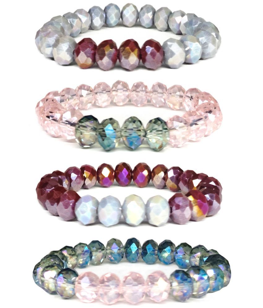     			DAIVYA WELLNESS - Multicolor Bracelet ( Pack of 4 )