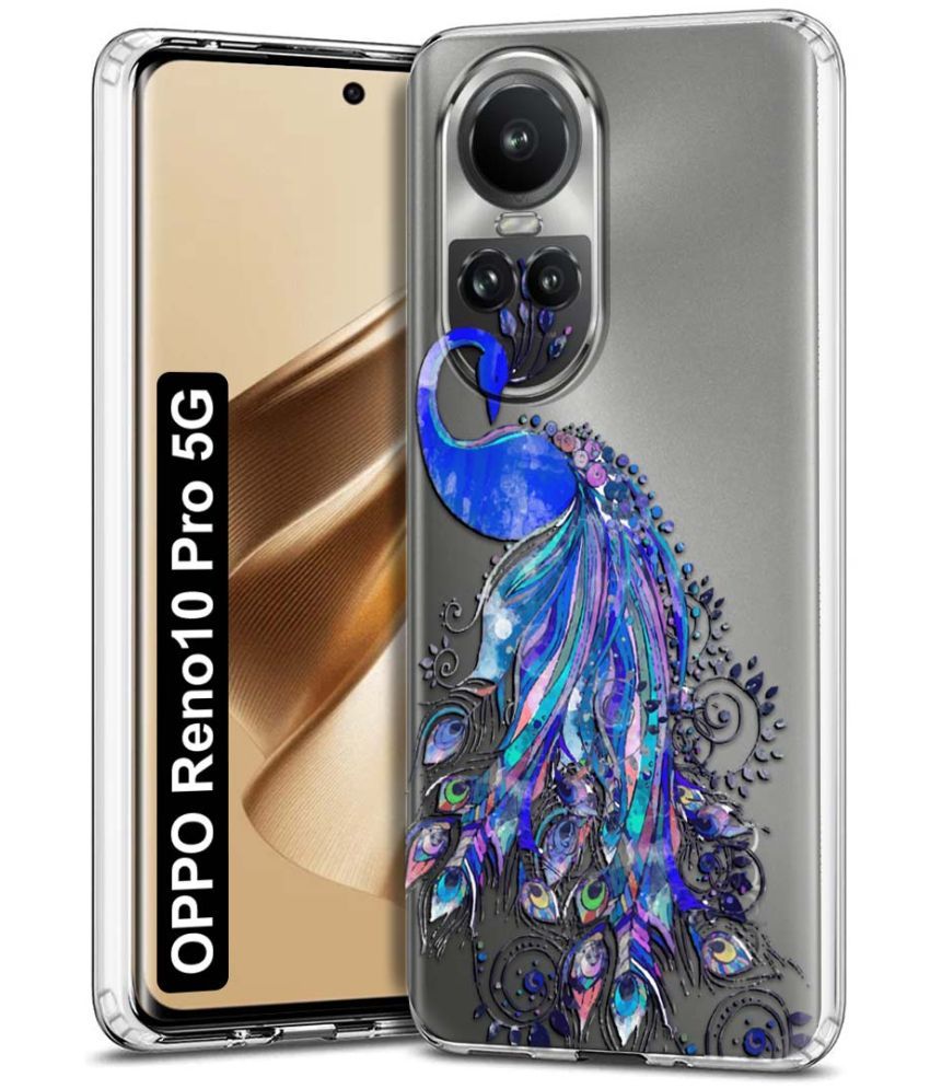     			NBOX - Multicolor Printed Back Cover Silicon Compatible For Oppo Reno 10 Pro ( Pack of 1 )