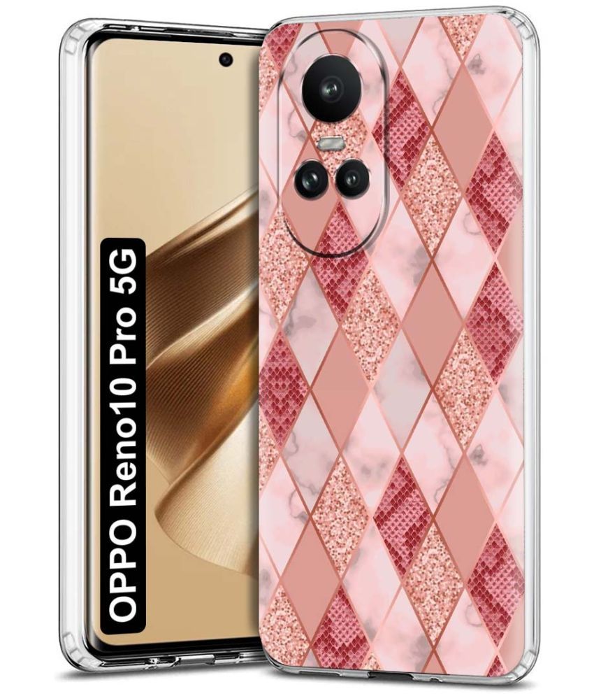     			NBOX - Multicolor Printed Back Cover Silicon Compatible For Oppo Reno 10 Pro ( Pack of 1 )