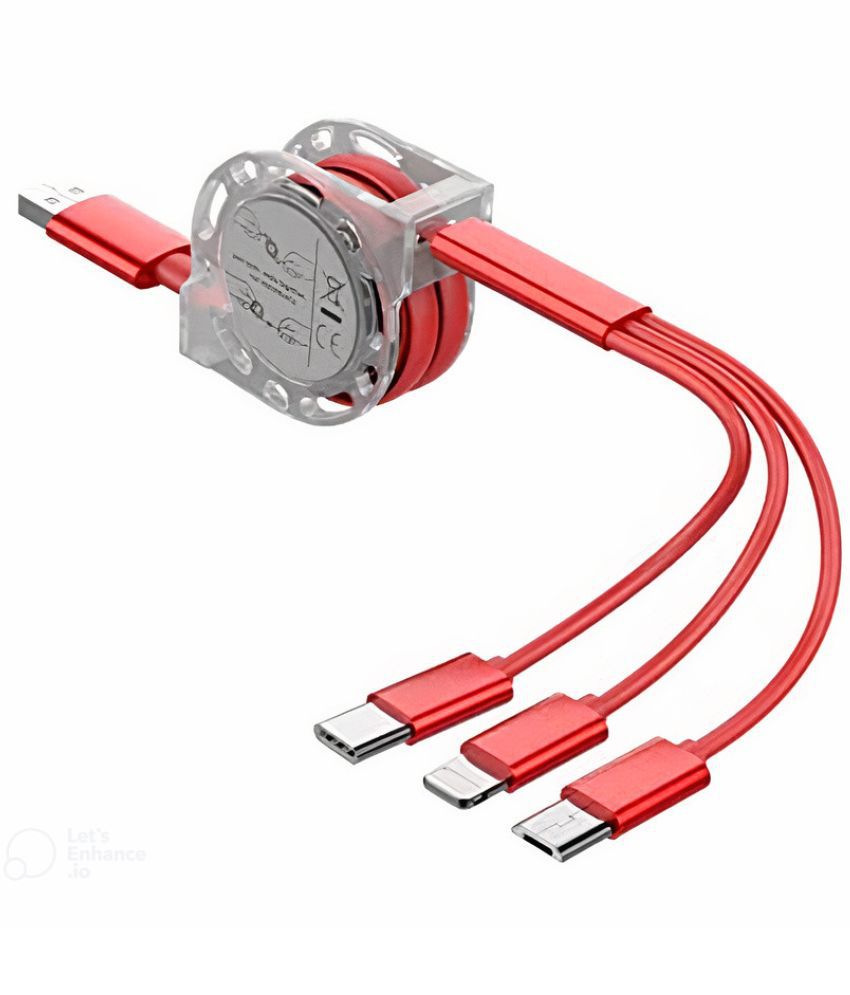     			Tecsox - Red 3A Multi Pin Cable 1 Meter