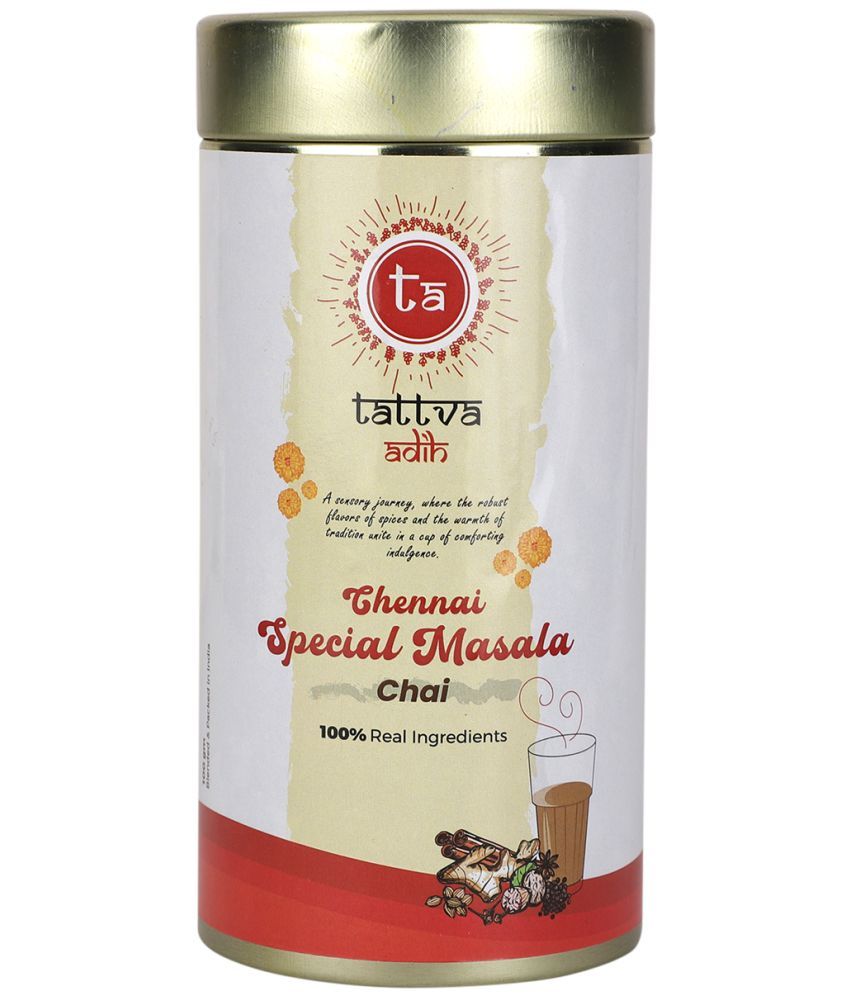     			Tattva Adih Chennai Special Masala Chai with cardamom,bay leaves,fennel,cloves,cinnamon,golmire,100g