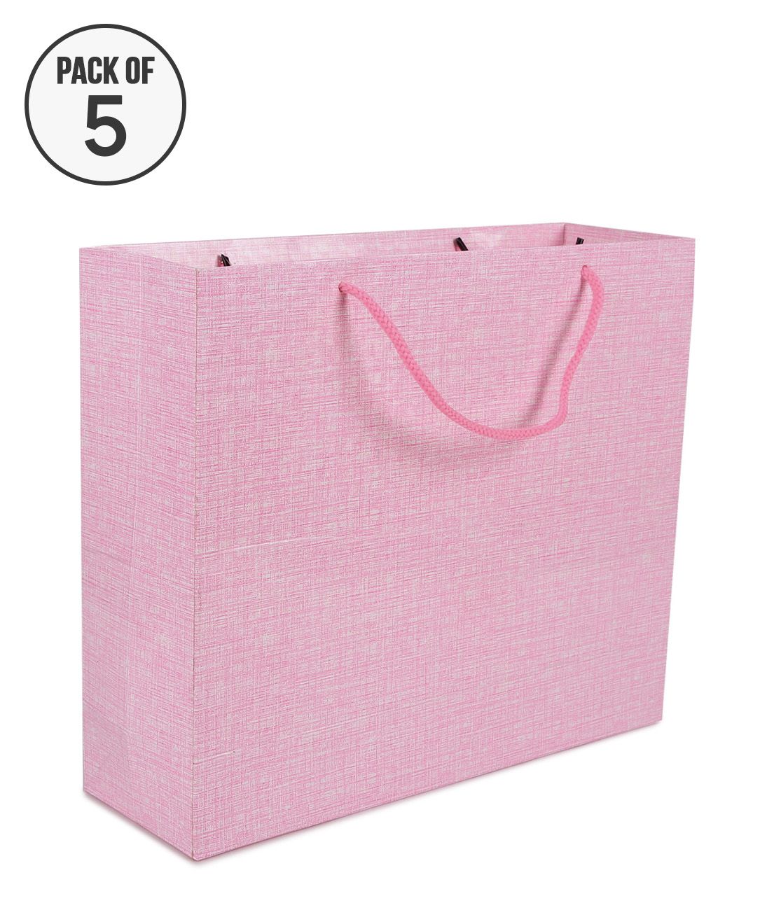     			Style Smith - Assorted Paper Shopping Bag Pack of 5