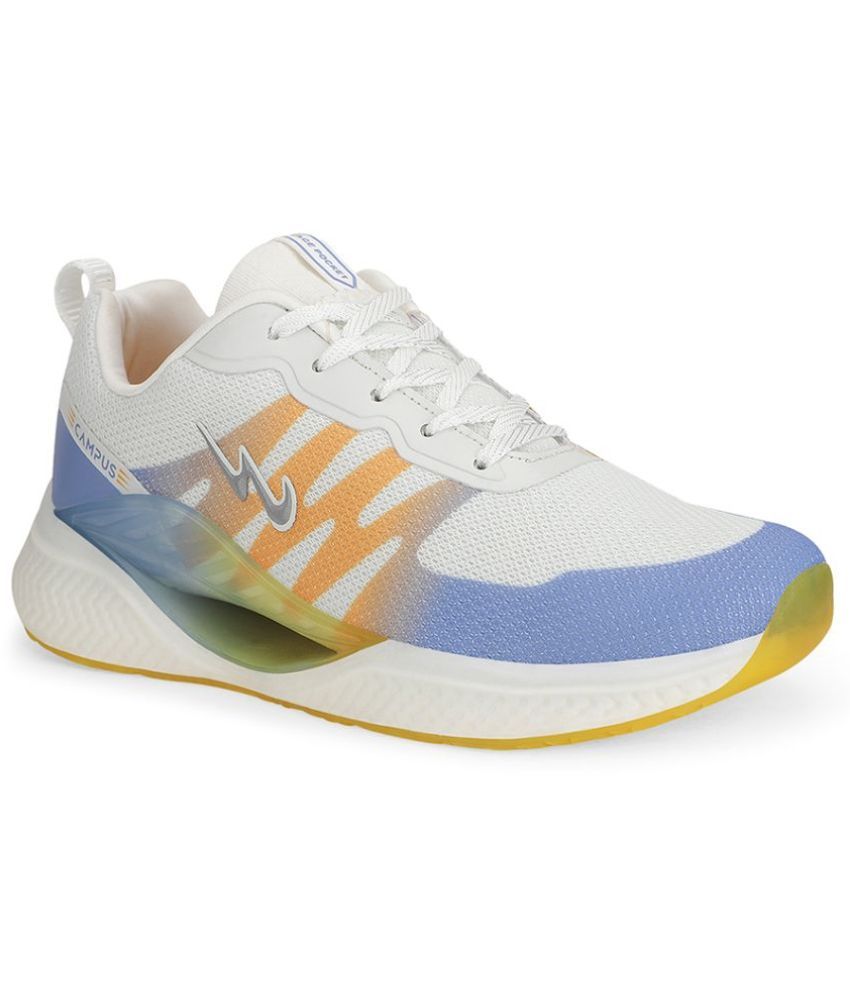     			Campus - MAESTRO Off White Men's Sports Running Shoes