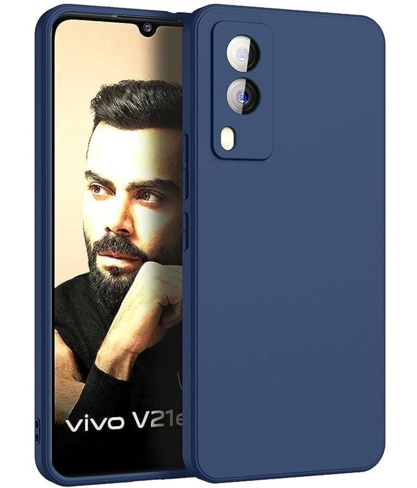     			Case Vault Covers - Silicon Soft cases Compatible For Silicon Vivo V21e 5G ( Pack of 1 )