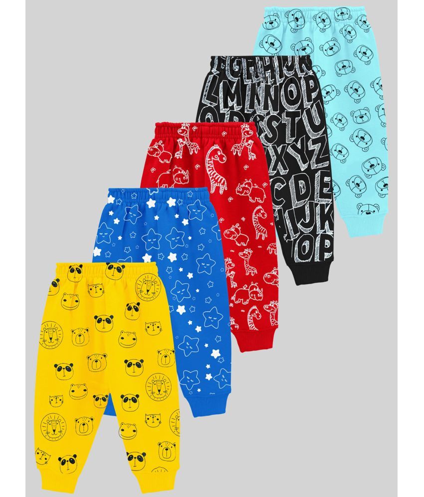     			Kuchipoo Pack of 5 Boys Cotton Blend Trackpant ( Multicolor 3 )