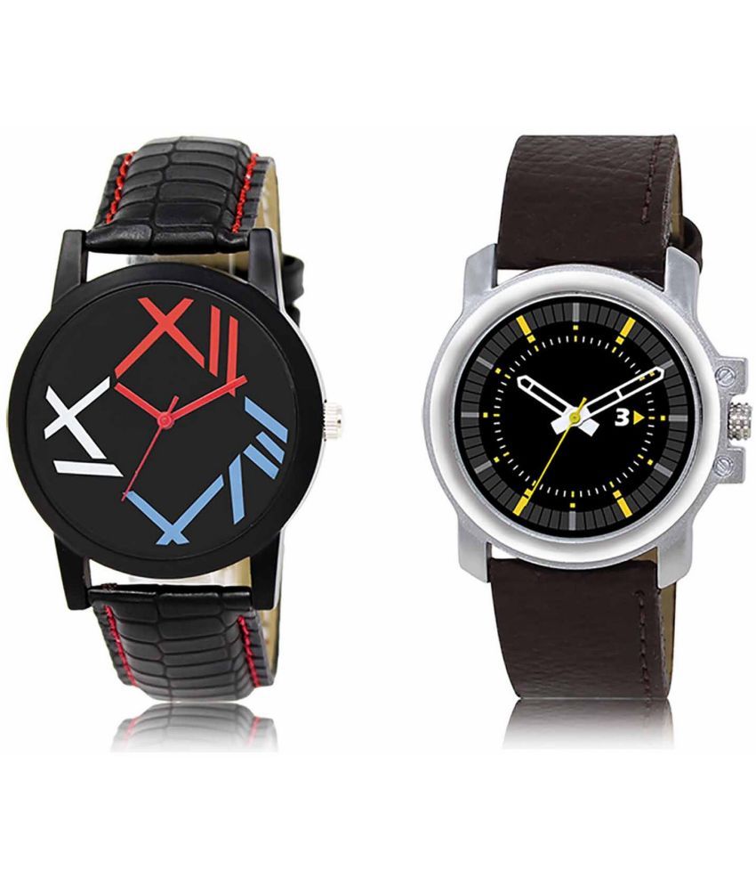     			Lorem - Analog Watch Watches Combo For Men and Boys ( Pack of 2 )