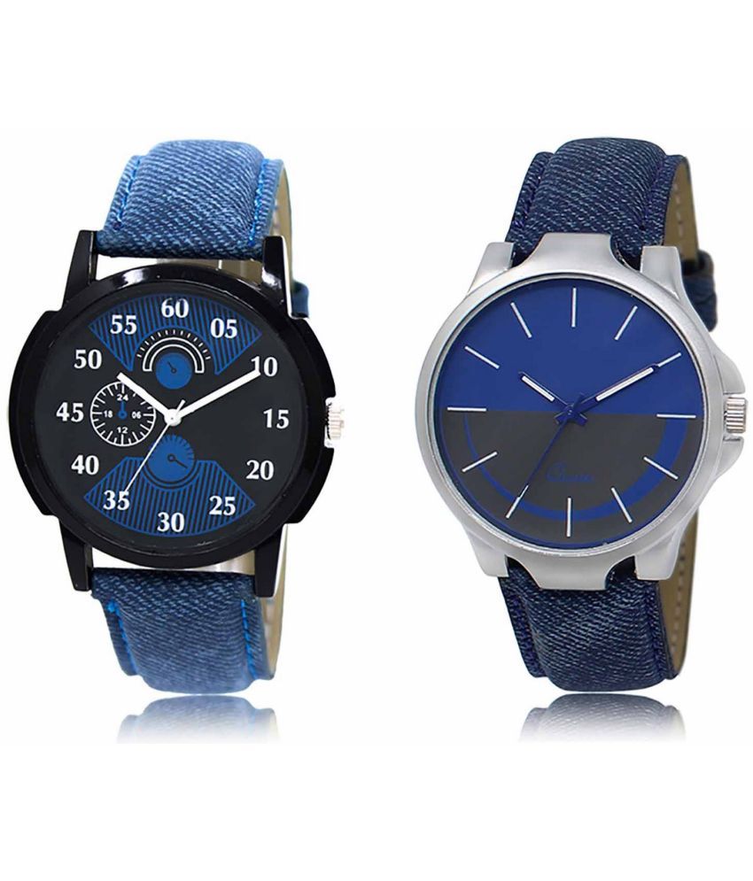     			Lorem - Analog Watch Watches Combo For Men and Boys ( Pack of 2 )